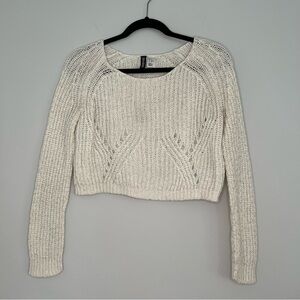 Divided by H&M Cropped Knit Sweater – Size S